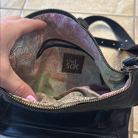 The Sak Black Crossbody Bag with Textured Leather - Picture 5 of 5